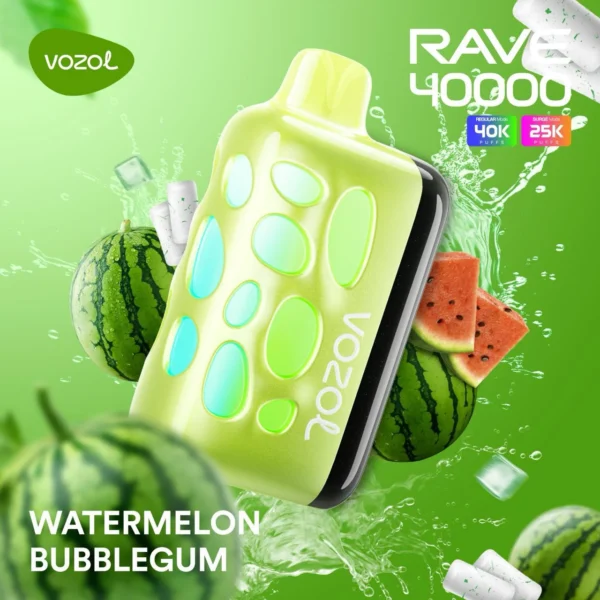 VOZOL Rave 40000 Watermelon Bubblegum