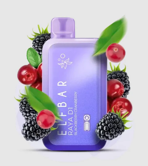 ElfBarRayaD113000PuffBlackberryCranberry