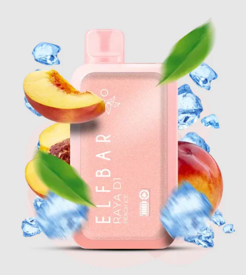 ElfBarRayaD113000PuffPeachice