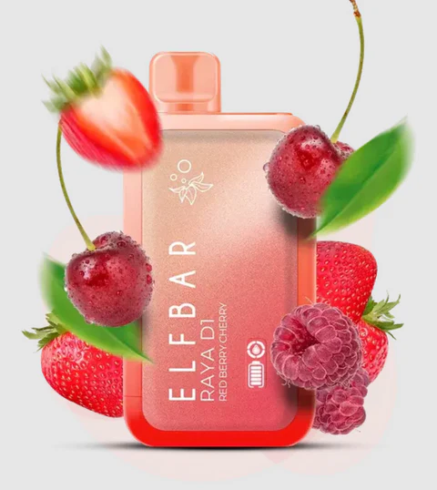 ElfBarRayaD113000PuffRedBerryCherry